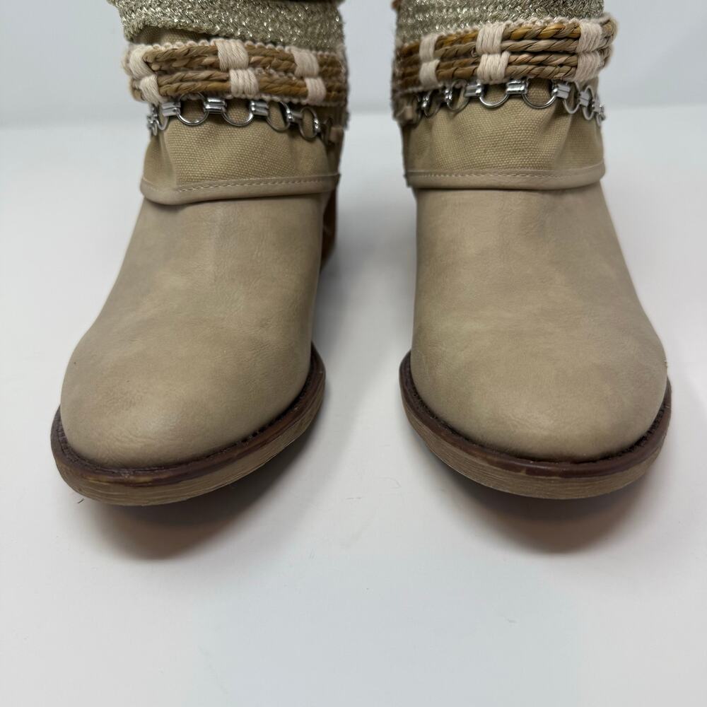 Bull Boxer Ankle Boots Women's 7.5 M Tan Danna Style number 4457263 - Picture 4 of 13